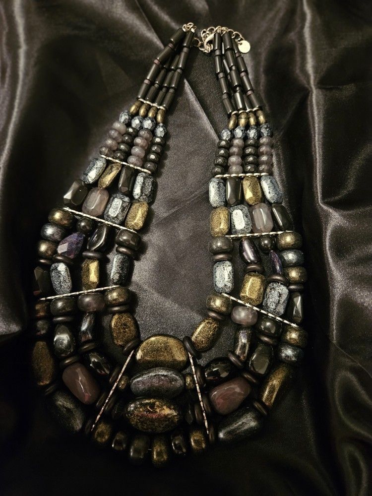 Chico's Statement Necklace Beads