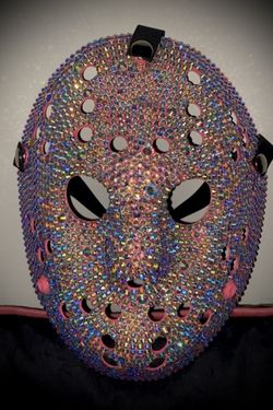 Rhinestone Friday The 13th Jason Voorhees Mask