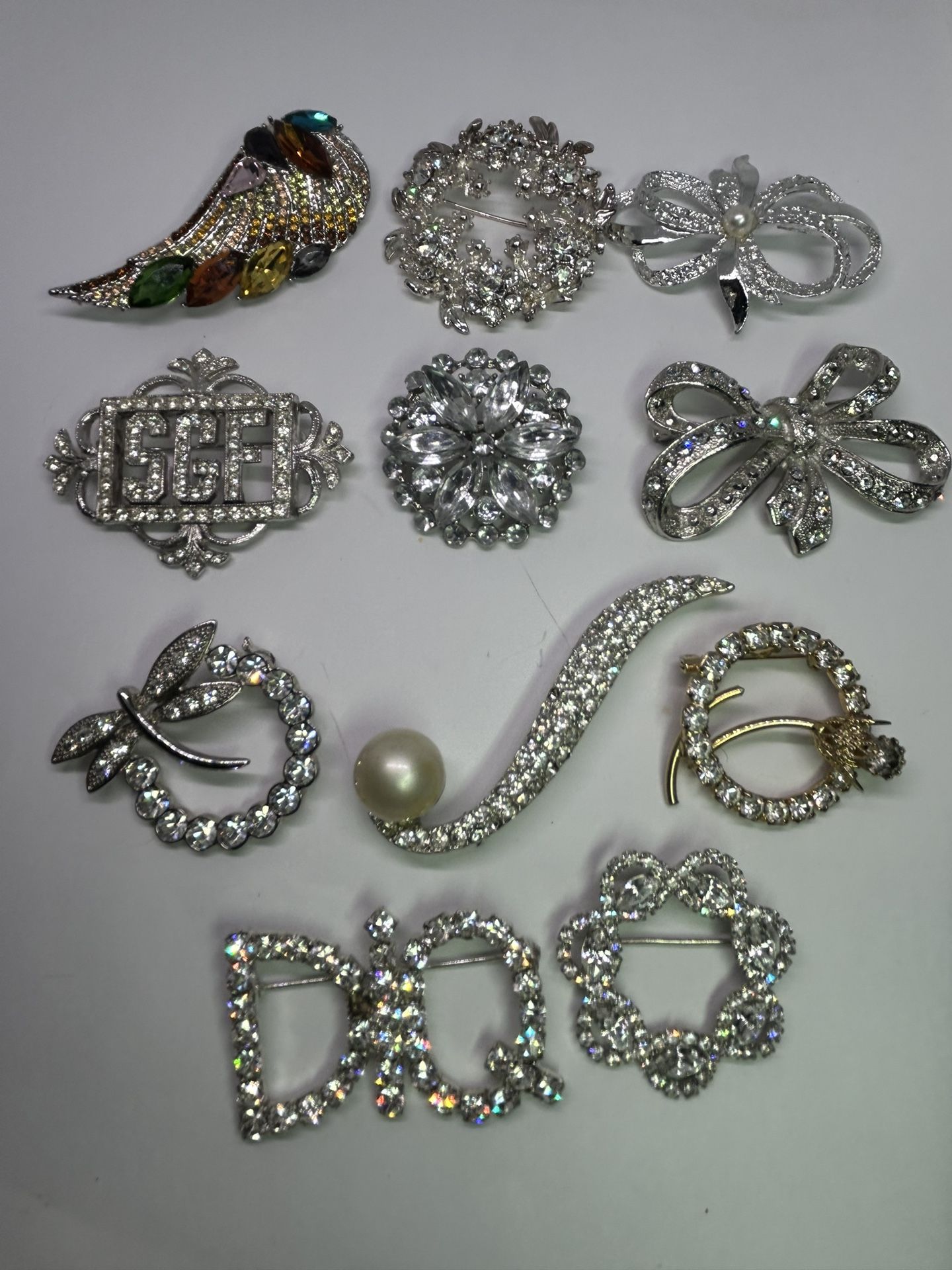 LOTS OF RHINESTONE BROOCH FOR WOMEN