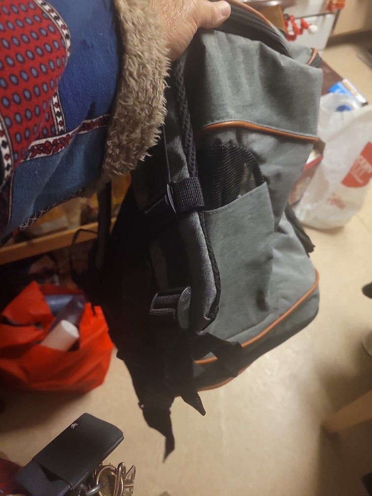 Pet carrier backpack