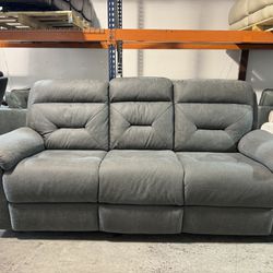 Fabric Power Recliner Sofa 