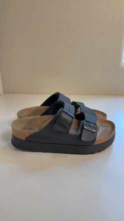 Papillio Womens / Kids Black Sandals with Adjustable Straps