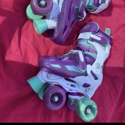 Rollerblades Girl’s Adjustable Size 12-2, Fit Shoe Size 12, 13, 1, 2