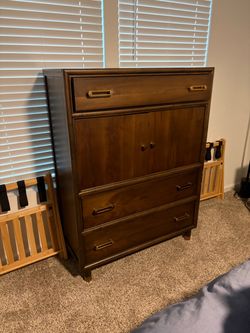 Mid-Century Walnut Chest of Drawers