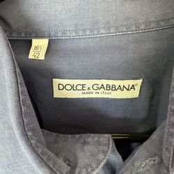 Dolce & Gabbana Men’s Dress Shirt Size 16.5 / 42