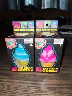 2 Unopened NeeDoh Ice Cream Cones