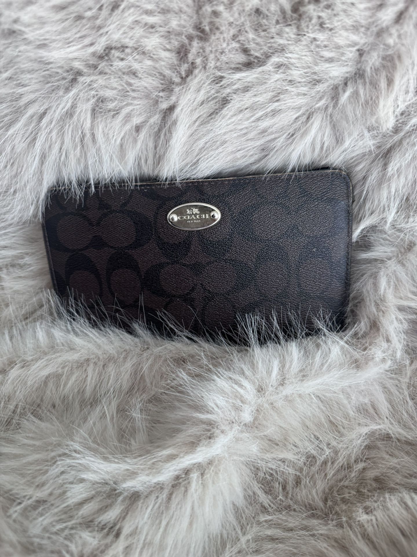 Used Wide Coach Wallet