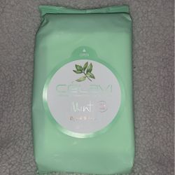 Celavi Mint Make Up Wipes 30 Sheets 