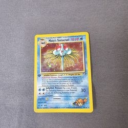 Pokemon Card Mistys Tentacruel 1st Ed Holo