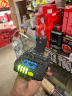 RYOBI 18V BATTERY $35