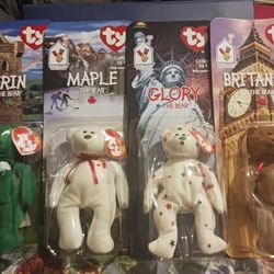 Extremely Rare Error Bears TY Beanie Babies