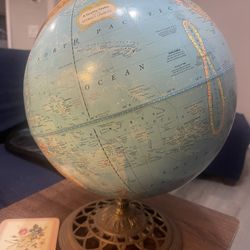 George F Cram Co Globe World 