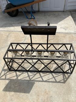 Five light Metal Linear fixture