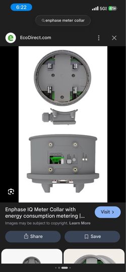 Enphase meter collar