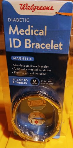 Brand New Magnetic Medical ID Bracelet 