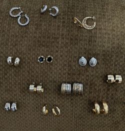 Costume earrings ($5 a set)