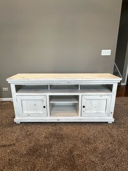 Rustic Farmhouse TV Console Media Center