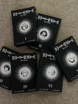 entire deathnote black edition manga set