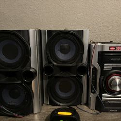 3 Pcs Sonys Speakers 