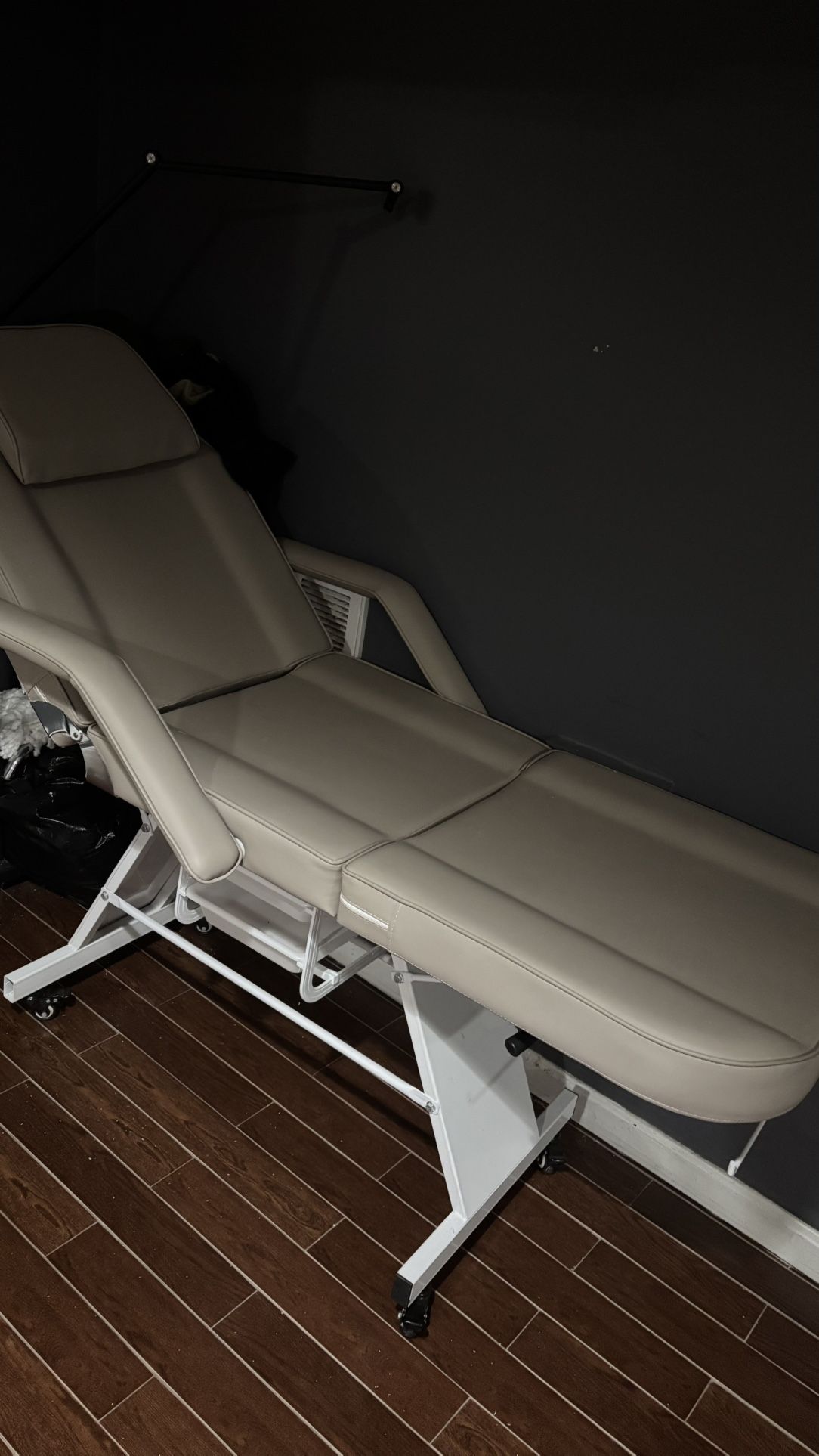 73” Aesthetician Chair with Stool – Beige (Never Used)