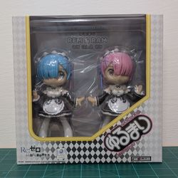 Anime Re:Zero -Starting Life in Another World- Rem & Ram Yurumari figures