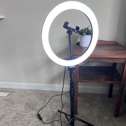 Ring Light With Phone Holder