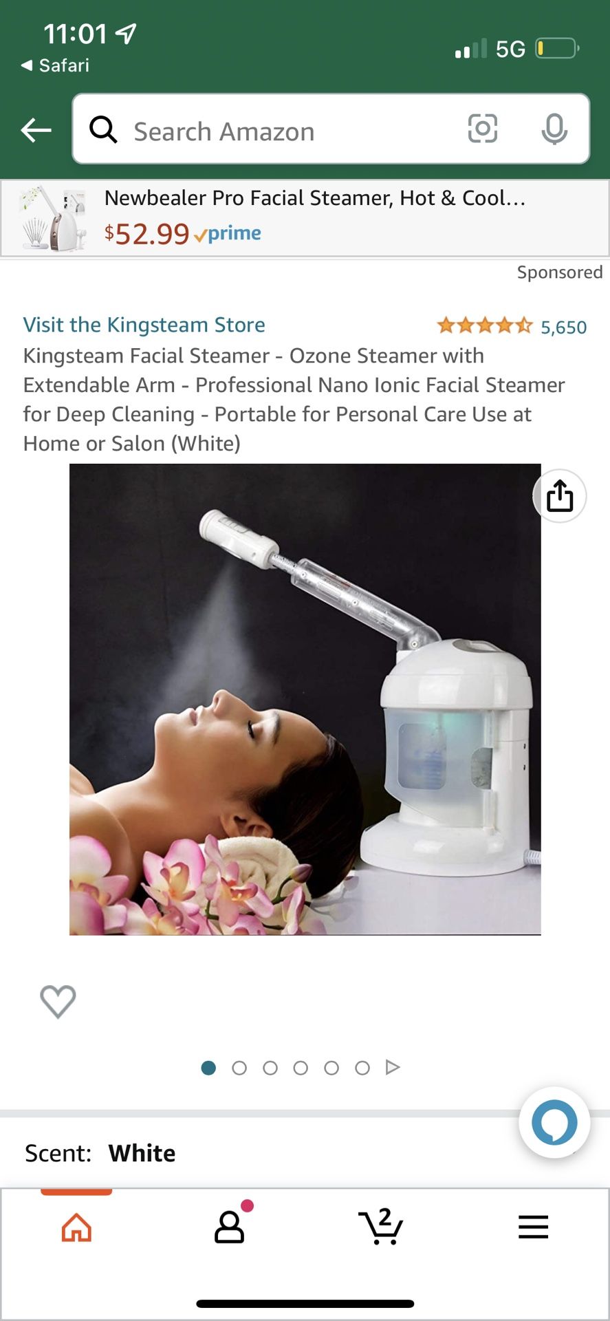 At Home Facial Steamer