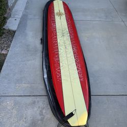 10’2 Walden Surfboard , Fin, Leash And Bag 
