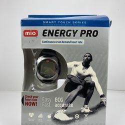 MIO Energy Pro Heart Rate Monitor w/Chest Strap Date & Alarm Sport Watch NIB