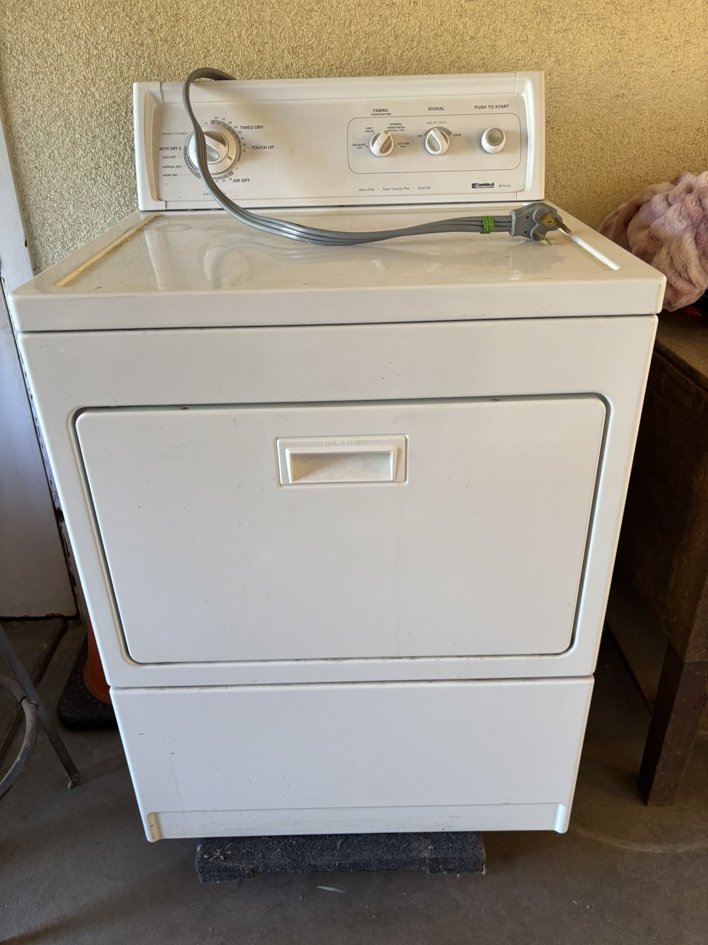 Electric Kenmore Dryer