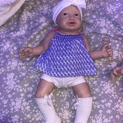 Girl 23 Inch Full Body Silicone Reborn Baby Doll