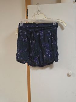 Mudd Purple Floral Shorts