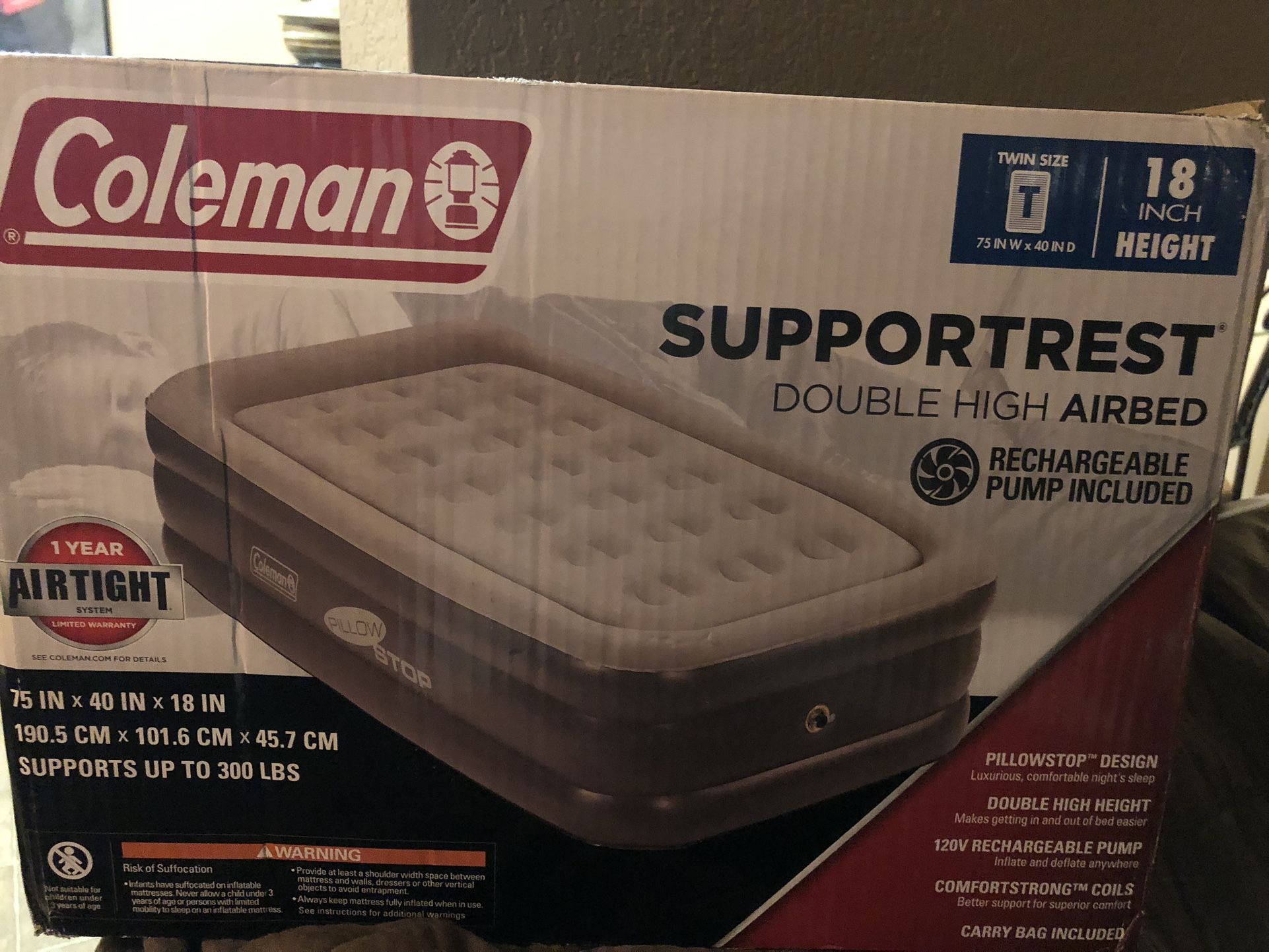 Coleman TWIN AIR MATTRESS 