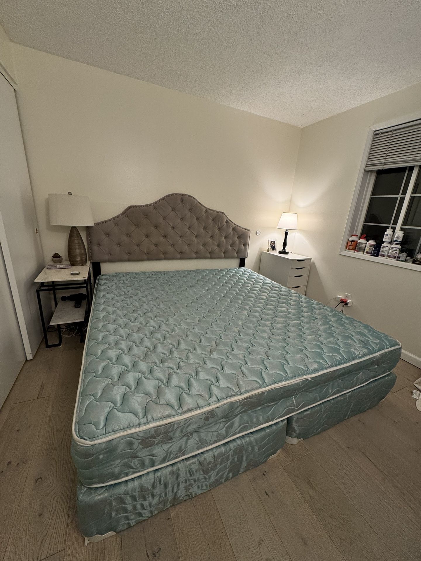 King Size Mattress With Bed Boxes
