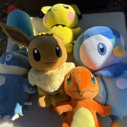 Pokémon plushies (5 Total)