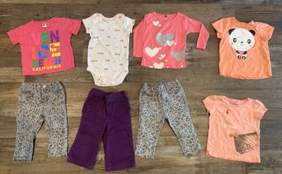 Baby girl 12 month clothing used $0.50 each