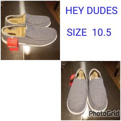 2 BRAND NEW PAIRS OF HEY DUDES SIZE 10.5 - $30 EACH