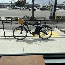 E bike street riding basically