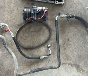 Ac compressor,belt and hoses for Honda civic