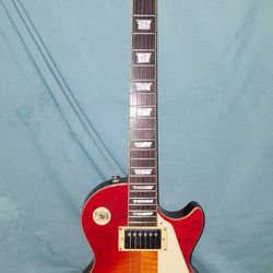 Epiphone by Gibson Les Paul Standard  Flametop Cherry Sunburst Ex. Cond Gig Bag