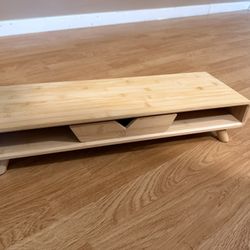 Bamboo Monitor Stand Riser