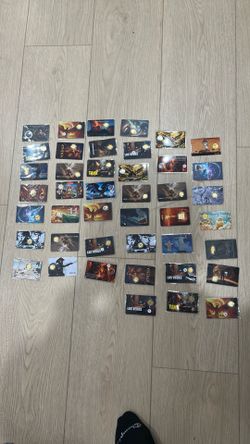 Lot of fractional gold/platinum cards limited mintage