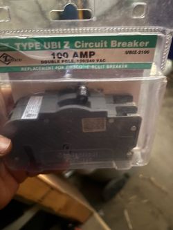 Type UBI Z circuit breaker 100amp double pole