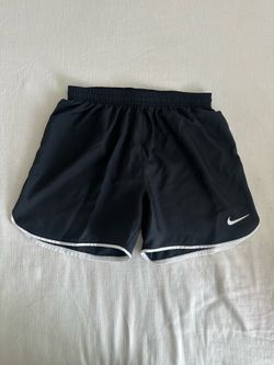 Nike Black Women’s Athletic Shorts with White Trim