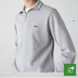 Men's Zip-Up High-Neck Sweatshirt