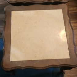Marble side table