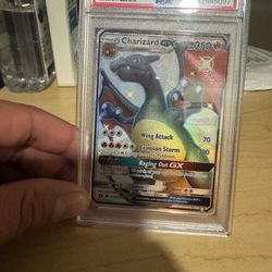 PSA hidden fates Charizard Gx Sv 49