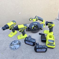 RYOBI 18V 4 Tool Combo Kit