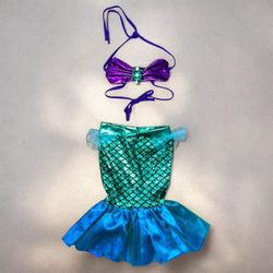 6/9months ariel little mermaid set perfect for a photo shoot or costume