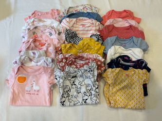 22 baby girl onesie bundle